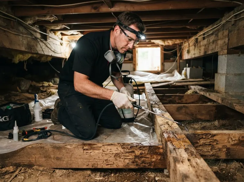 Structural Wood-Destroying Beetle Remediation in Raleigh, NC