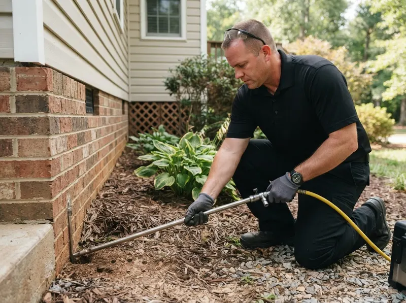 Subterranean Termite Soil Remediation in Raleigh, NC
